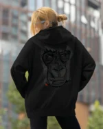 Bluza oversize z kapturem <br>Małpa z cygarem