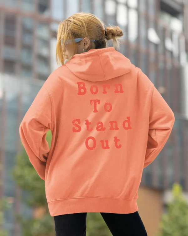 Bluza oversize z kapturem <br>Born to Stand Out