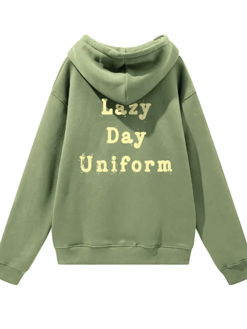 Bluza oversize z kapturem Lazy Day Uniform – komfortowy styl na leniwe dni