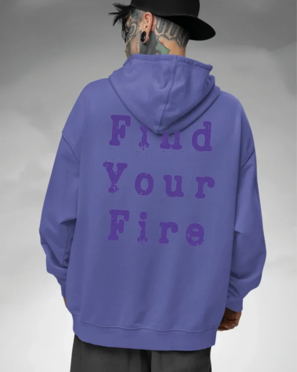 Bluza oversize z kapturem <br>Find Your Fire