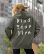 Bluza oversize z kapturem <br>Find Your Fire