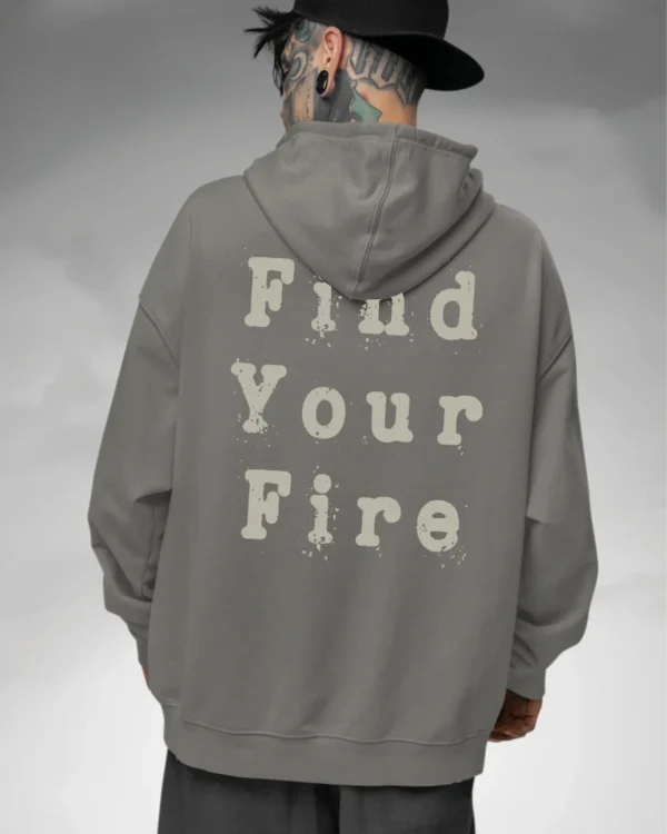 Bluza oversize z kapturem <br>Find Your Fire
