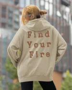 Bluza oversize z kapturem <br>Find Your Fire