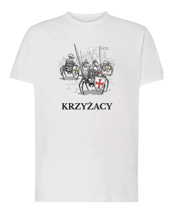 Koszulka Krzyżacy Pająki w zbrojach krzyżackich