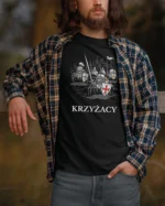 Koszulka Krzyżacy <br>Pająki w zbrojach krzyżackich