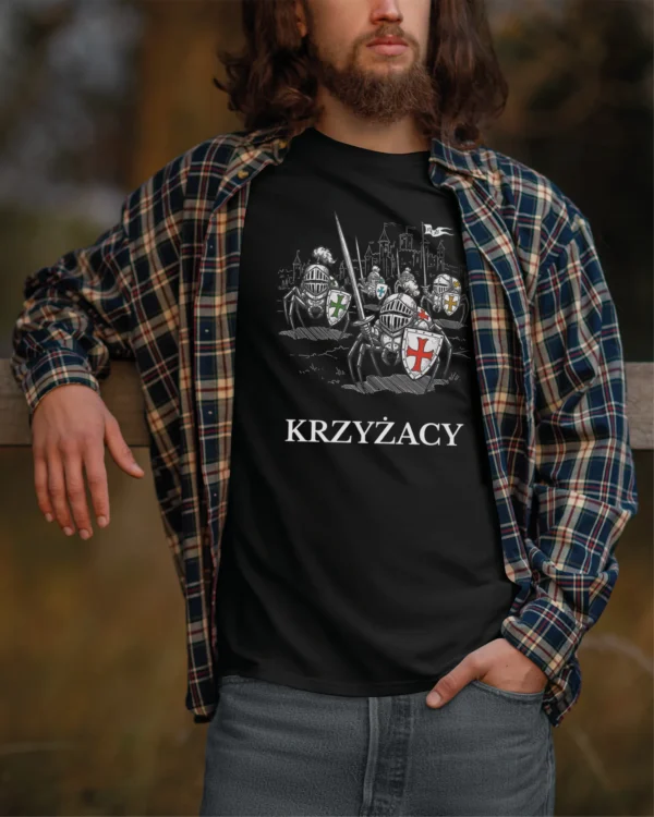 Koszulka Krzyżacy <br>Pająki w zbrojach krzyżackich