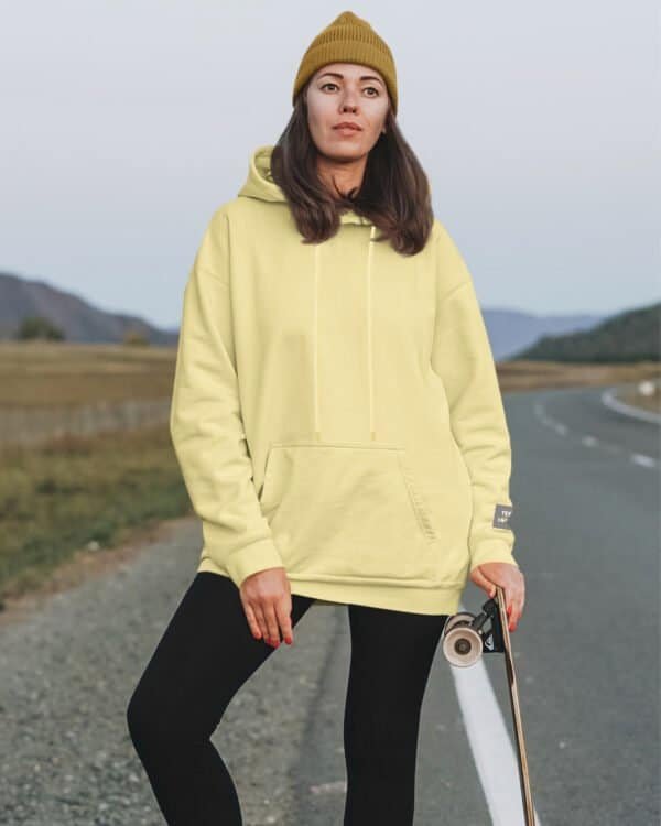 Bluza oversize z kapturem Kangurka Cozy