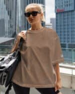 Koszulka Oversize z efektem sprania T-Shirt Unisex