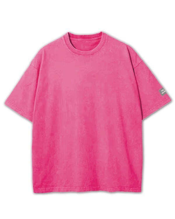 Koszulka Oversize z efektem sprania T-Shirt Unisex