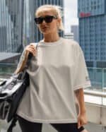 Koszulka Oversize z efektem sprania T-Shirt Unisex