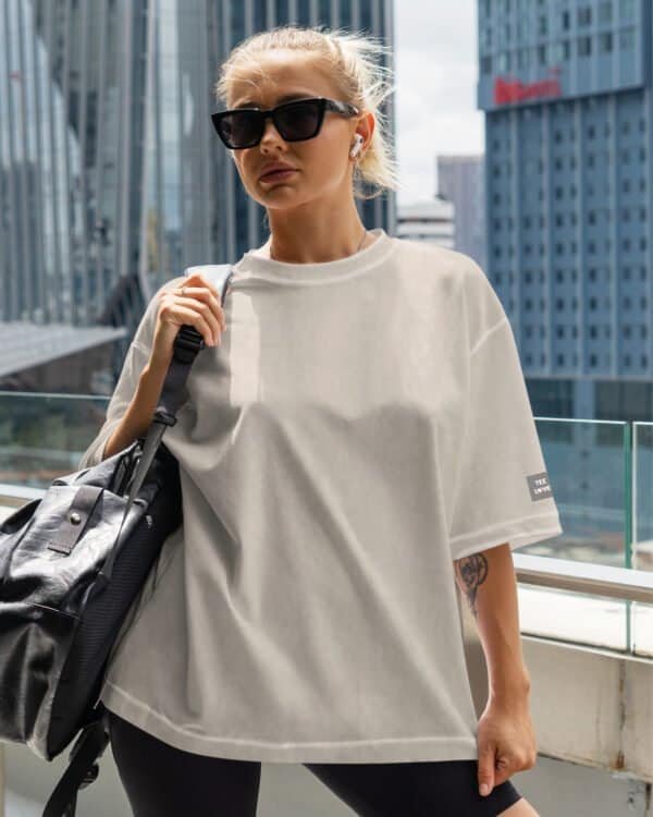 Koszulka Oversize z efektem sprania T-Shirt Unisex