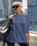 Koszulka Oversize z efektem sprania T-Shirt Unisex