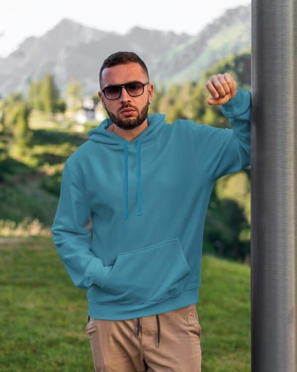 Bluza z kapturem Dresowa Kangurka Simple