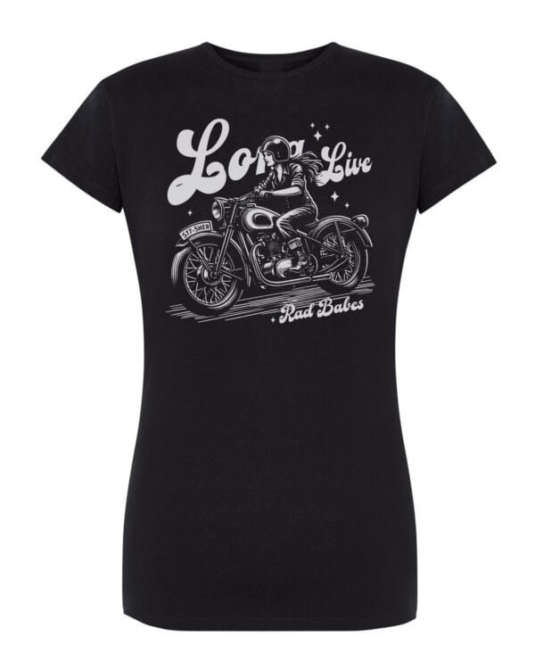 Damska koszulka motocyklowa Long Live Rad Babes