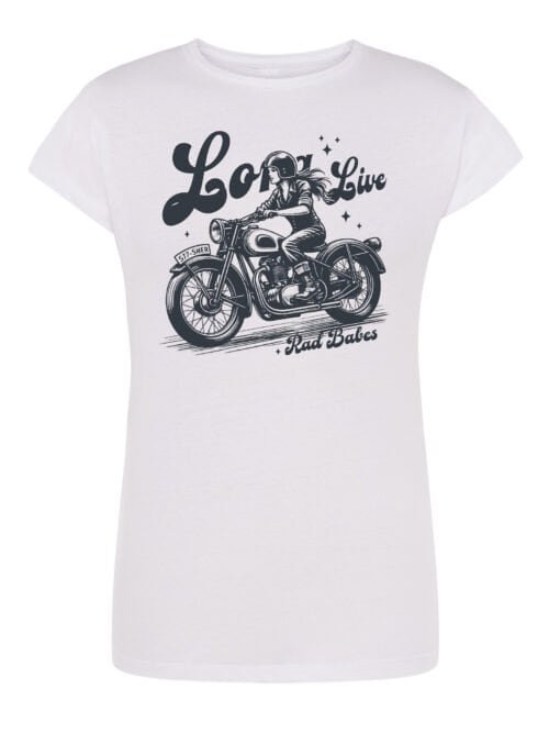 Damska koszulka motocyklowa Long Live Rad Babes