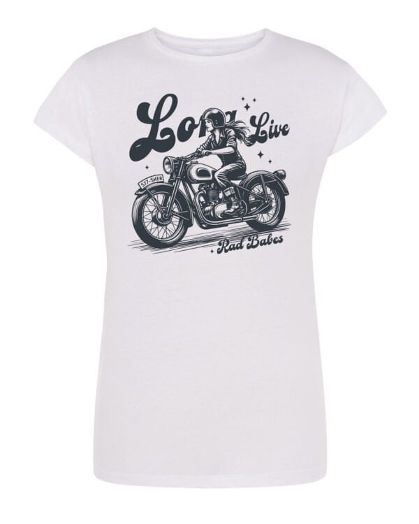 Damska koszulka motocyklowa Long Live Rad Babes