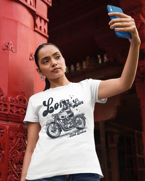 Damska koszulka motocyklowa Long Live Rad Babes