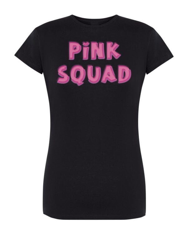 Damska koszulka Pink Squad Różowa Moc