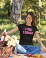Damska koszulka Pink Squad Różowa Moc