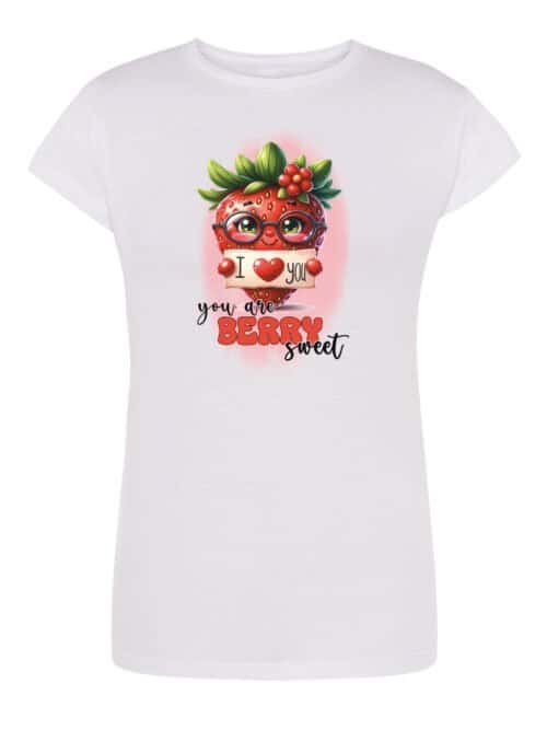 Damska koszulka You Are Berry Sweet Urocza Truskawka