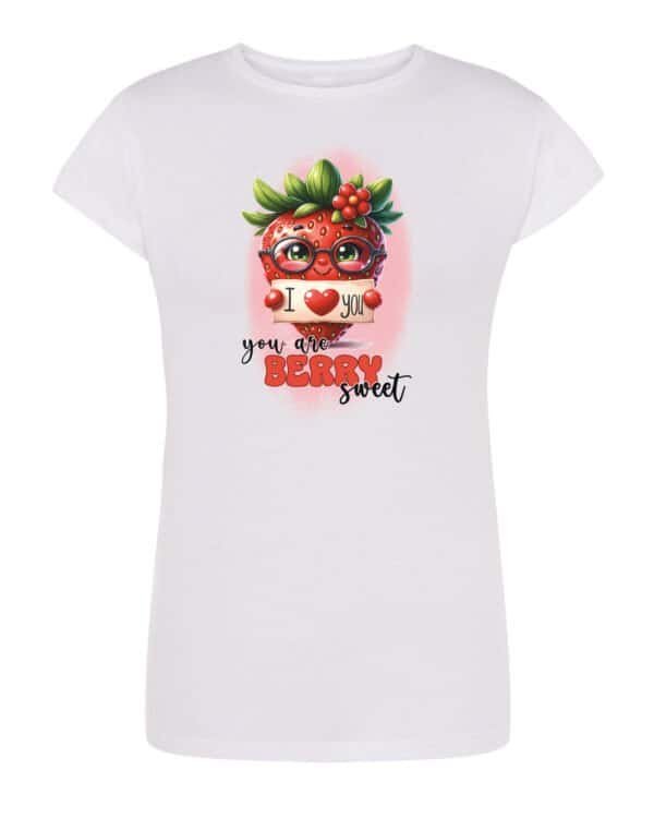 Damska koszulka You Are Berry Sweet Urocza Truskawka