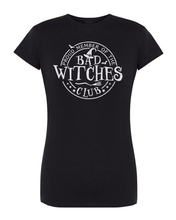 Damska koszulka Bad Witches Club Klub Czarownic