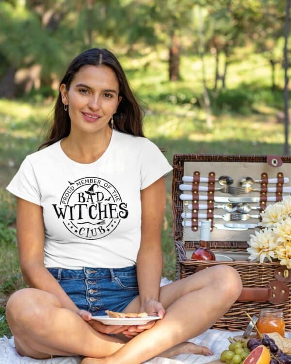 Damska koszulka Bad Witches Club Klub Czarownic