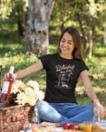 TL0583BK Tshirt Female STD4 Damska koszulka Whiskey Kills the Boredom Zabija Nudę Śmieszna