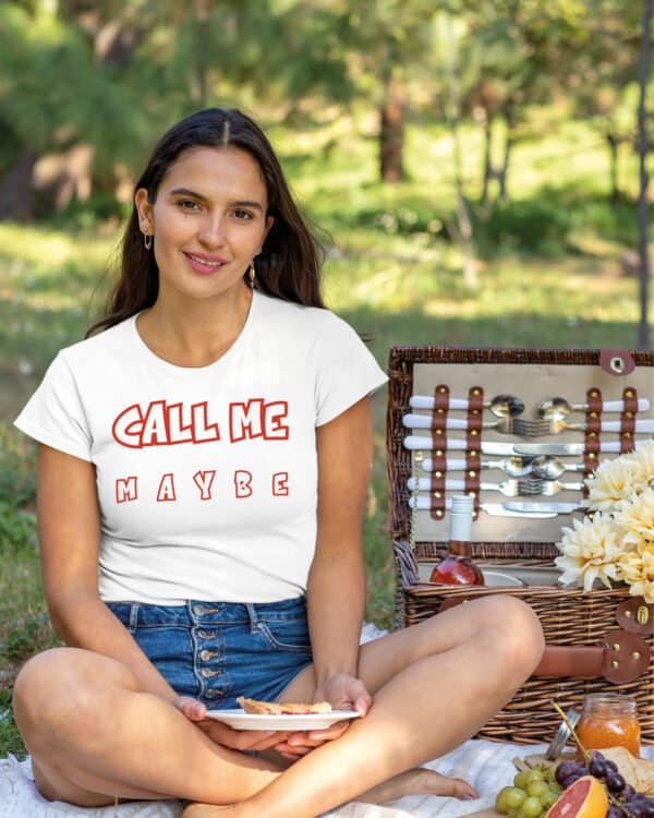 TL0636 Tshirt Female STD2 Damska koszulka Call Me Maybe Tekst z piosenki