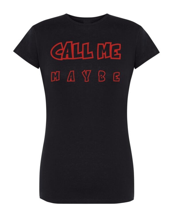 TL0636 Tshirt Female STD3 Damska koszulka Call Me Maybe Tekst z piosenki
