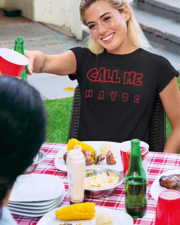 TL0636 Tshirt Female STD4 Damska koszulka Call Me Maybe Tekst z piosenki