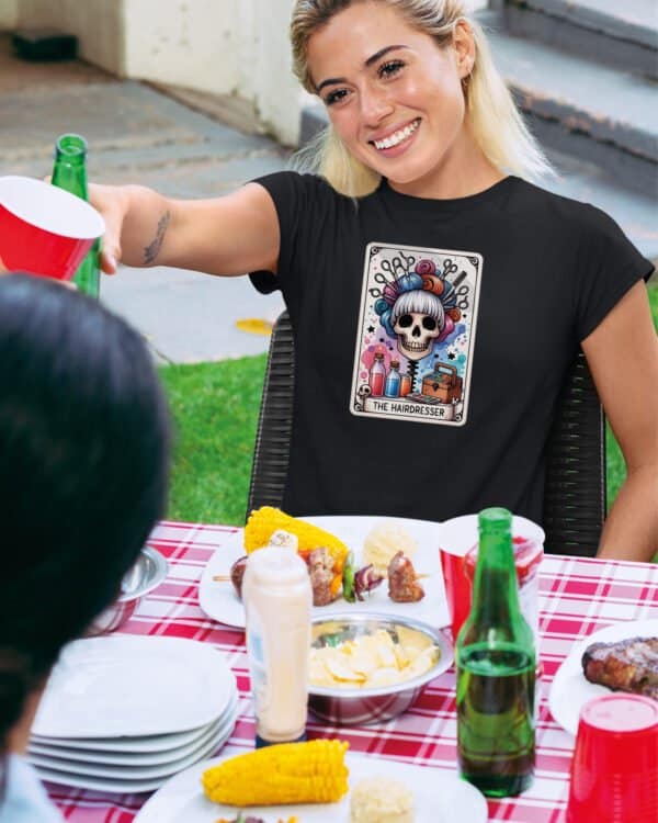 Damska koszulka dla Fryzjerki the Hairdresser styl Tarot