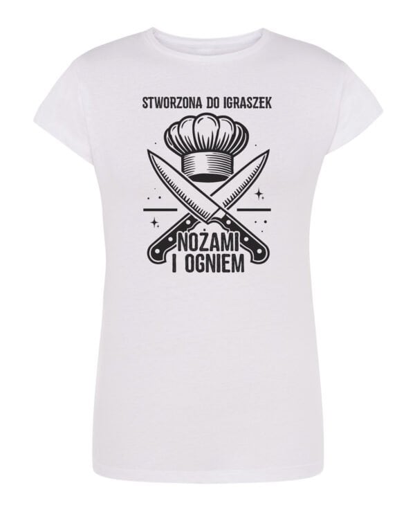 TL0827 Tshirt Female STD Damska koszulka dla Miłośniczek Gotowania i Kuchni