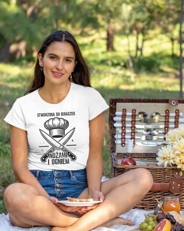 TL0827 Tshirt Female STD2 Damska koszulka dla Miłośniczek Gotowania i Kuchni