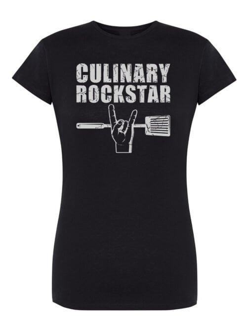 Damska koszulka Culinary Rockstar Gwiazda Kuchni