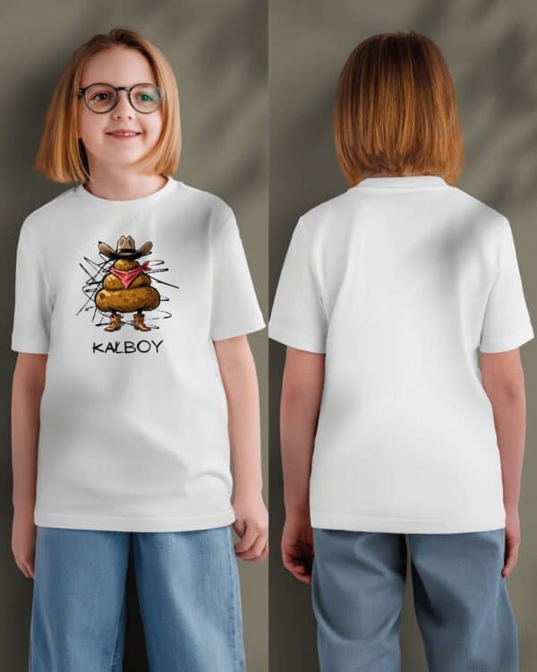 TL1205BK Kids3 Śmieszna Koszulka Dziecięca KAŁBOY