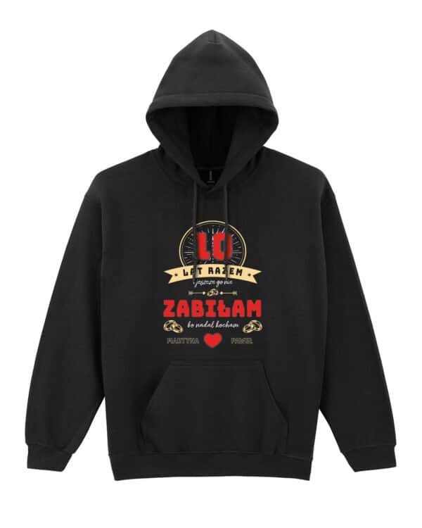 Bluza z kapturem dla Żony Rocznicowa Personalizowana Ślub