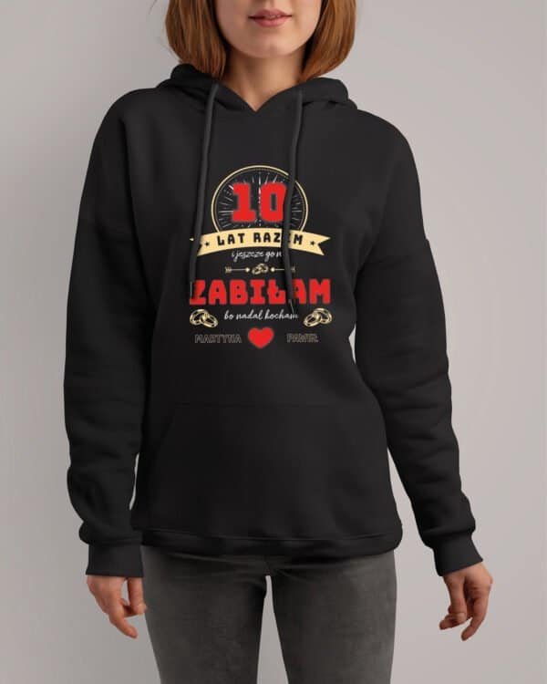 Bluza z kapturem dla Żony <br>Rocznicowa Personalizowana Ślub
