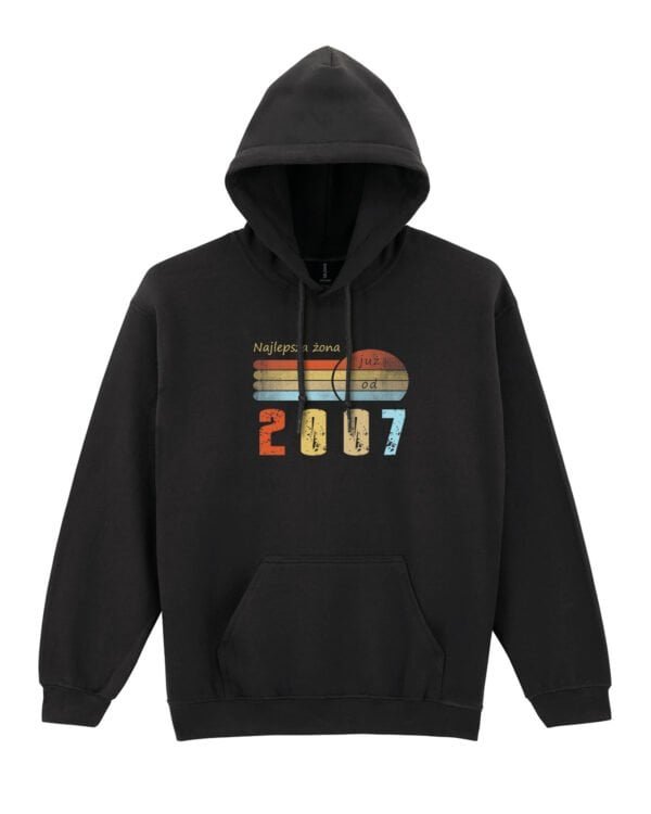 Bluza z kapturem dla Żony Personalizowana Rocznica Ślub