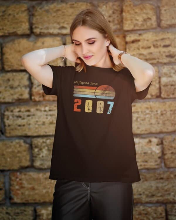 Koszulka dla Żony Personalizowana Rocznica Ślub