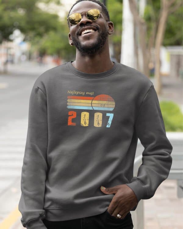 TL1209B Tshirt Hoodie Sweater SIM24 Bluza bez kaptura dla Męża <br>Personalizowana Rocznica Ślub