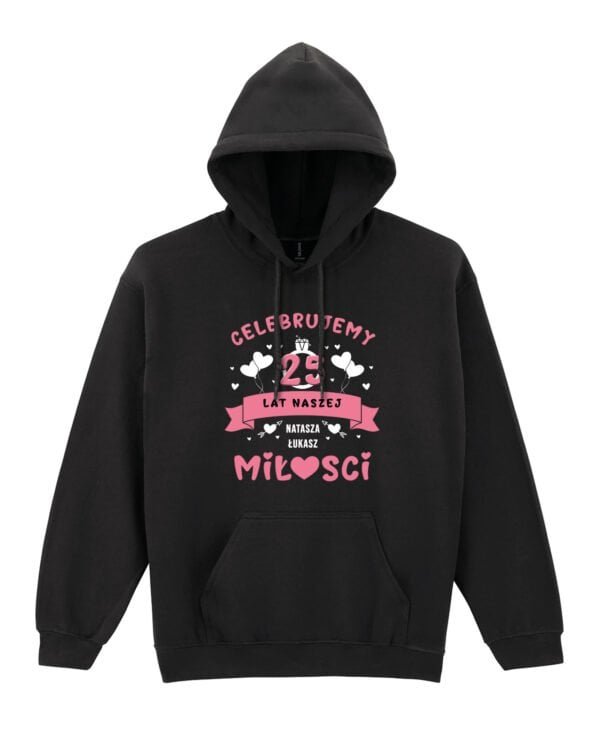Bluza z kapturem dla Żony Personalizowana Rocznica Ślub Miłość