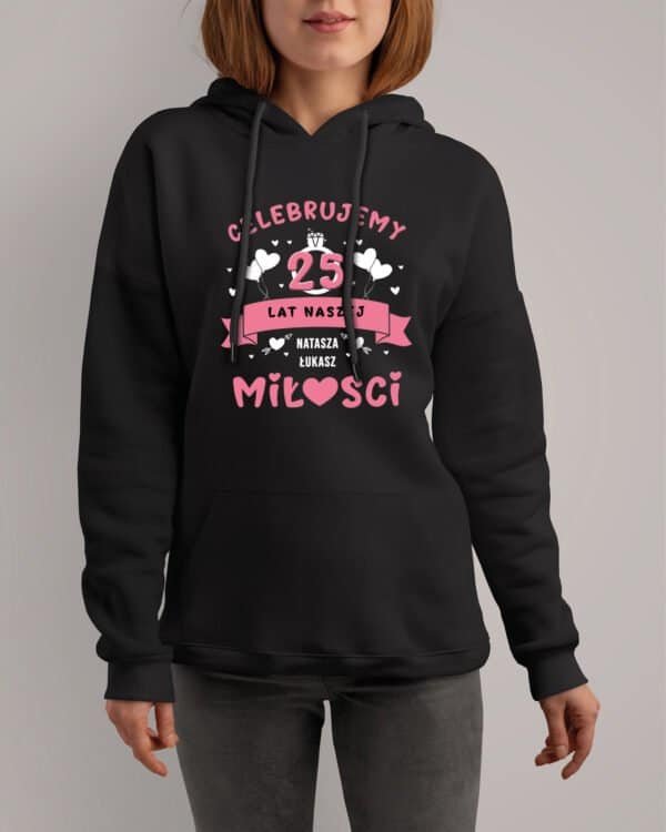 Bluza z kapturem dla Żony <br>Personalizowana Rocznica Ślub Miłość