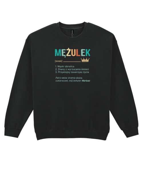 TL1215 Tshirt Hoodie Sweater SIM19 Bluza bez kaptura dla Męża Personalizowana Śmieszna