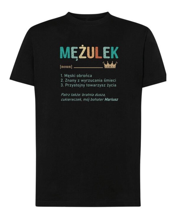 Koszulka dla Męża Personalizowana Śmieszna
