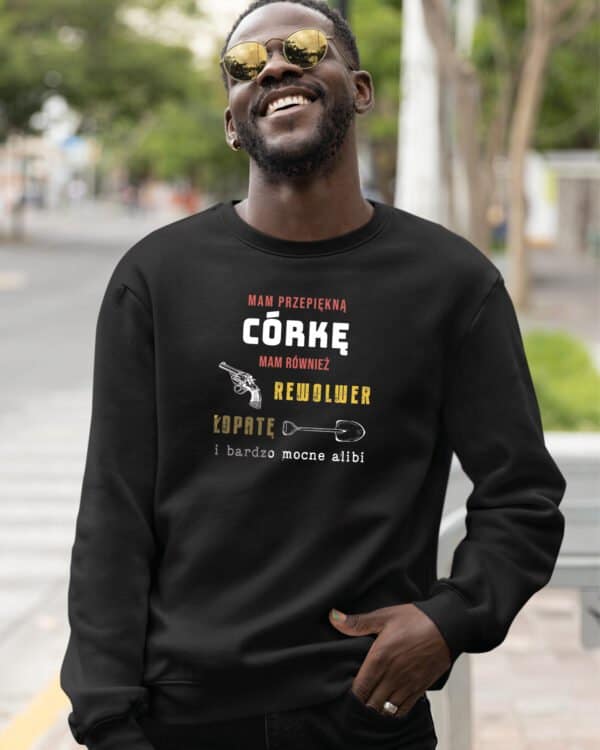 TL1217 Tshirt Hoodie Sweater SIM21 Bluza bez kaptura <br>Śmieszna dla Ojca Córki