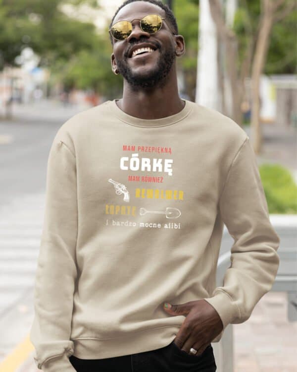 TL1217 Tshirt Hoodie Sweater SIM30 Bluza bez kaptura <br>Śmieszna dla Ojca Córki