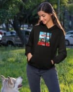 TL1219 Tshirt Hoodie Sweater SIM11 Bluza z kapturem <br>Śmieszna Jadę w Bieszczady Wyjazd
