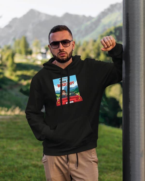 TL1219 Tshirt Hoodie Sweater SIM12 Bluza z kapturem <br>Śmieszna Jadę w Bieszczady Wyjazd