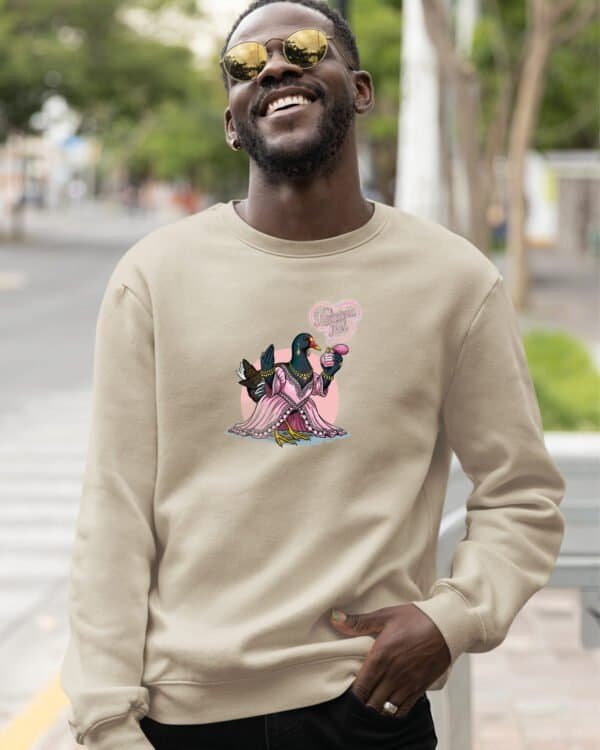 Bluza bez kaptura <br>Parodia Coco Channel Śmieszne Kura